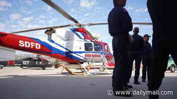 Outrage as cash-strapped emergency department sends helicopter out-of-county to look for retired fire chief's son... who was relaxing on his COUCH