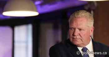 Protesters continue to target Doug Ford with rally outside premier’s Etobicoke office