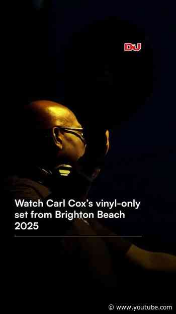 Carl Cox’s Vinyl Only Set At Brighton Beach is OUT NOW! 🤯 #carlcox #vinyl
