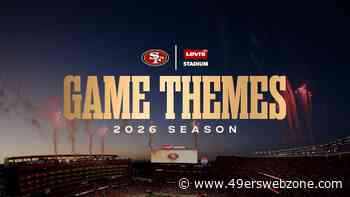 49ers Announce 2026 Game Themes at Levi'sÂ® Stadium