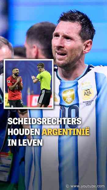 Scheidsrechters houden Argentinië in leven