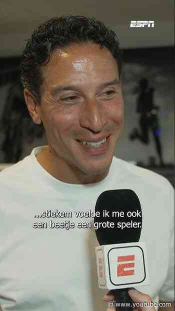 "Stiekem voelde ik me ook een beetje een grote speler" 😁