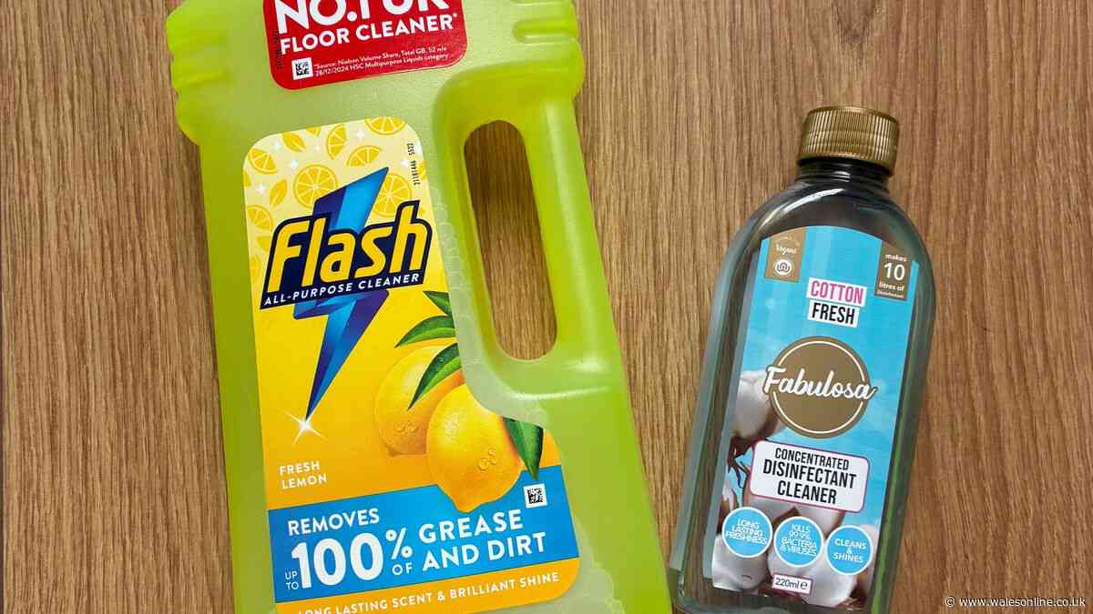 I tested Flash and Fabulosa floor cleaners — one came out on top