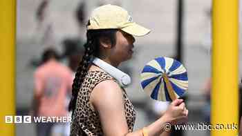 UK heatwave spreads further north and west as temperatures continue to climb