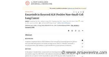 Groundbreaking Achievement: Study of Ensartinib as Postoperative Adjuvant Therapy Published in The New England Journal of Medicine