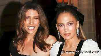 Jennifer Lopez, 56, joins rarely seen younger sister Lynda, 55, for a Paris Fashion Week outing in a VERY racy look