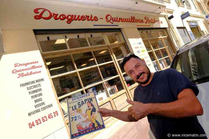 « C’était mon rêve et je l’ai fait » : ce commerçant redonne vie à l’esprit des quincailleries à Antibes