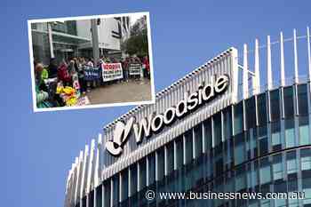Woodside pursues HQ gas leak protesters