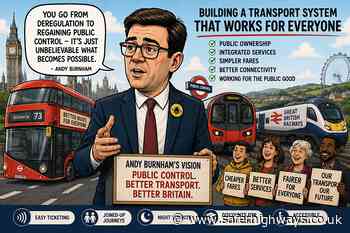 Burnham Signals National Transport Overhaul Inspired by Manchester's Bee Network