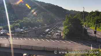 Emergency repairs cause long A470 delays  - live updates
