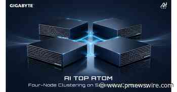 GIGABYTE demonstriert AI TOP ATOM Vier-Knoten-Clustering für wissenschaftliche Simulationen