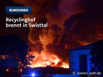 Brand auf Mülldeponie in Swisttal: Warnung vor Rauch