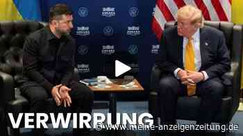 Trump verwechselt erst Iran mit Japan, dann Selenskyj und Putin