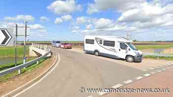 Cambridgeshire road shut with long delays as crash leaves man seriously injured