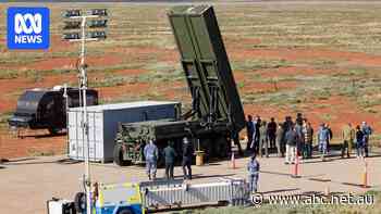Footage shows interceptor missile test in Australian outback