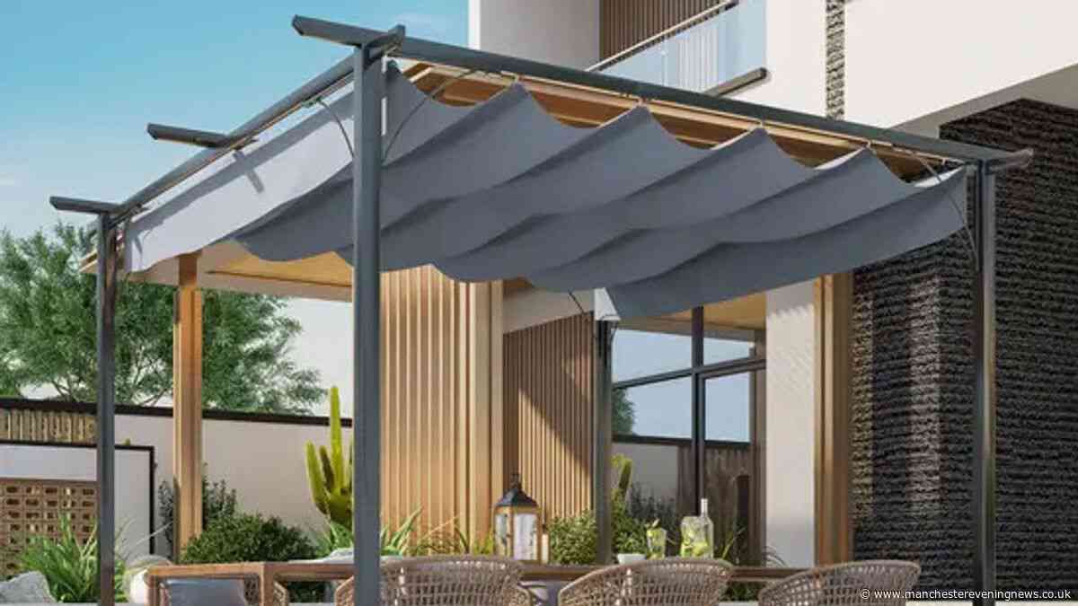 I found a £509 outdoor garden pergola reduced to £195 perfect come rain or shine