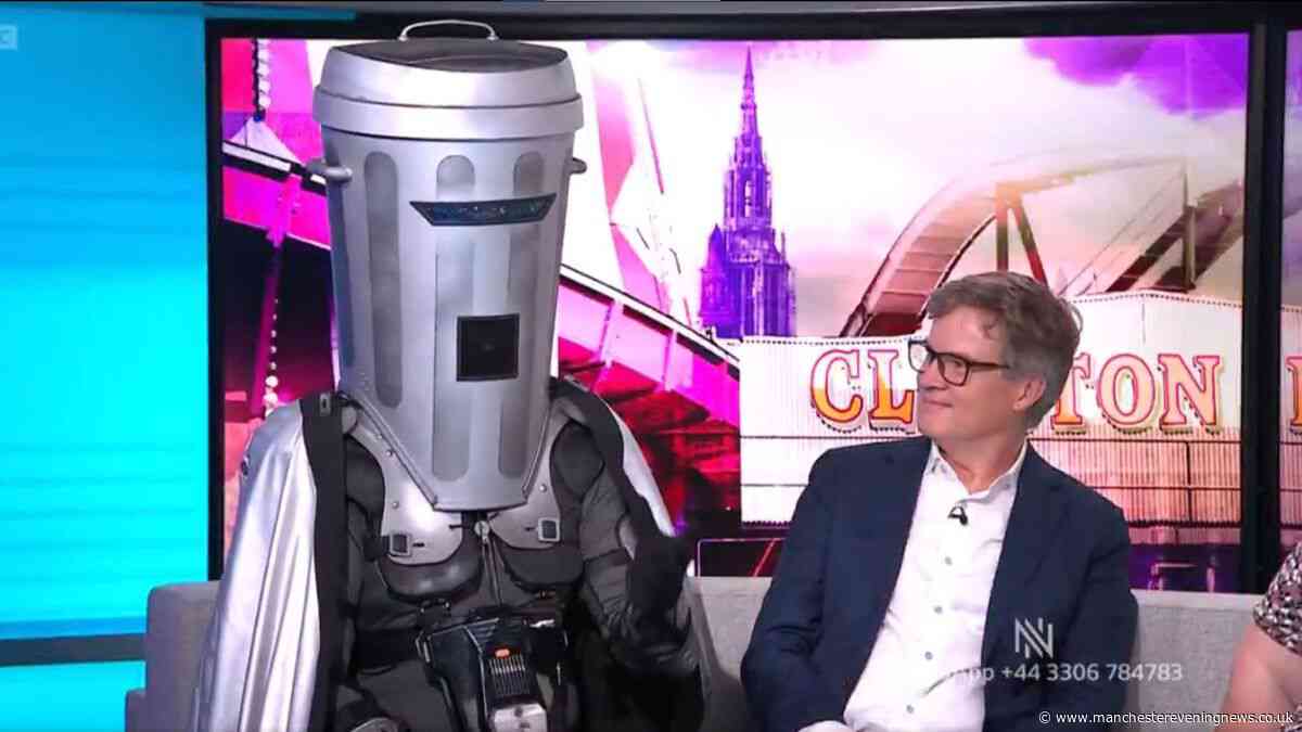 Tense moment Count Binface is unmasked by BBC Newsnight presenter
