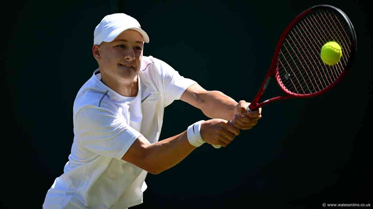 Welsh teen follows Arthur Fery's lead in search for Wimbledon glory