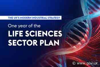 UK life sciences attracts £3bn investment, creating jobs and faster patient treatments