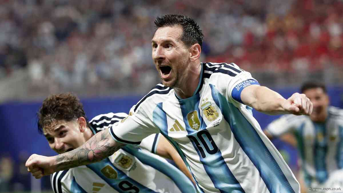 Yamal: 'Incredible' to see Messi star at World Cup...