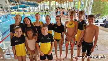 Vereinsrekord, Medaillen, Sieg im Mehrkampf: Junge Schwimmer beweisen bei Kreis-Meisterschaft starke Form