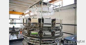 Verticale weegmachine voor aardappelen en uien bespaart ruimte
