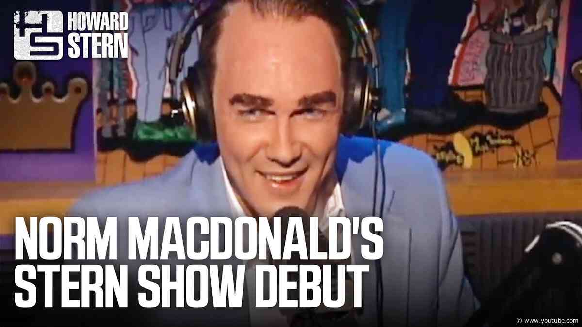 Norm Macdonald’s Stern Show Debut (1996)