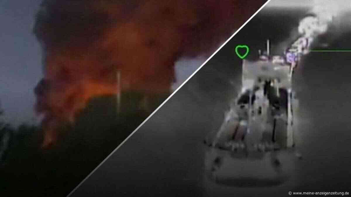 Drohnen jagen russische Tanker – 14 Schiffe im Asowschen Meer getroffen