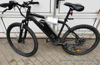 POL-MS: Schwarzes Pedelec Mountainbike sichergestellt - Polizei sucht Eigentümer