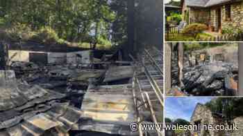 Couple lose everything in fire that utterly destroyed family home
