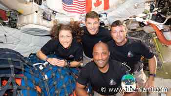 Artemis II astronauts reunite with their moonship 3 months after record-breaking flight