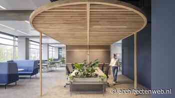 John Frostbrug inspireert houten drager nieuw interieur Volkshuisvesting Arnhem