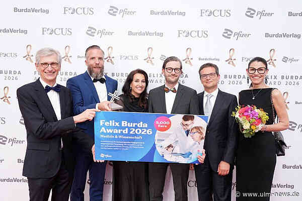 Ärztlicher Direktor der Ulmer Uniklinik mit Felix Burda Award ausgezeichnet - Professor Seufferlein ist beteiligt an Projekt zur Früherkennung von Darmkrebs - Engmaschige Vorsorge als Ziel