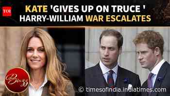 Kate Middleton Backs Off As Harry and William’s Family War Reaches New Low