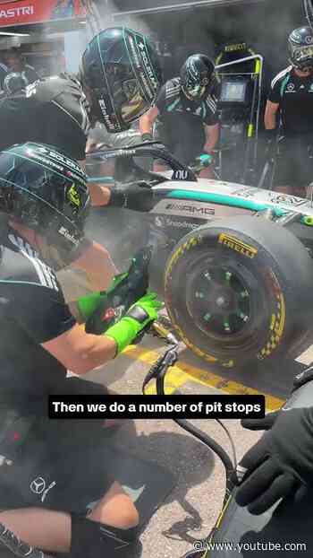 Everyone looks at the drivers 👀 But who actually runs the pit box and the garage? #f1 #mercedesf1