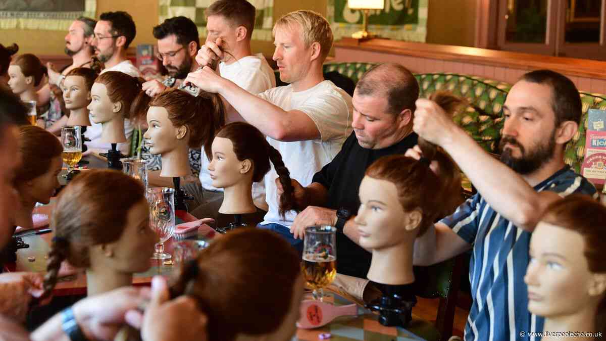 The Liverpool night out where dads pair pints with ponytails