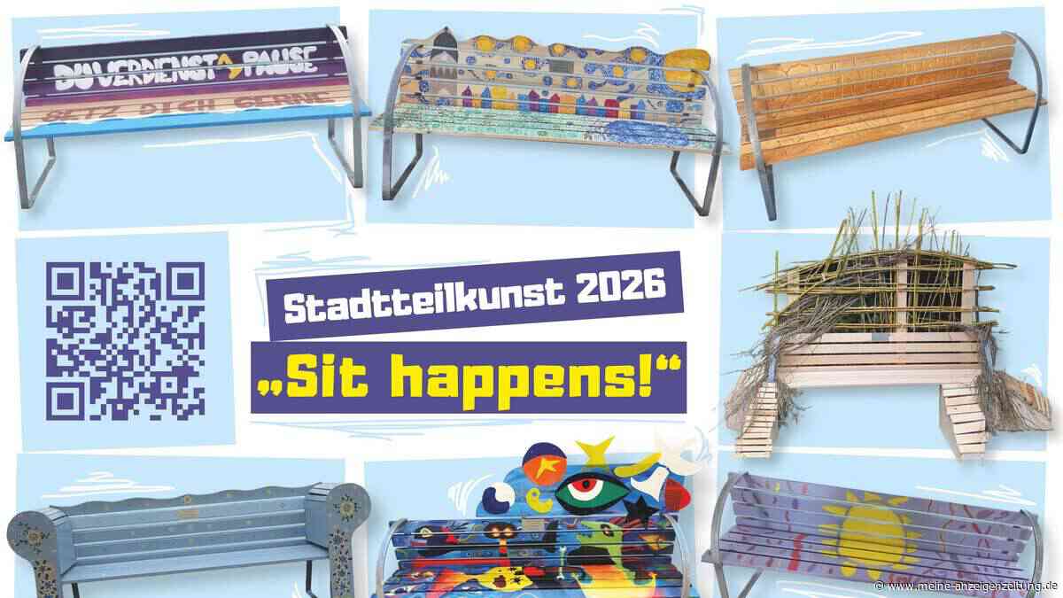 Sieben Erdinger Schulen gestalten Sitzbänke für das Stadtgebiet