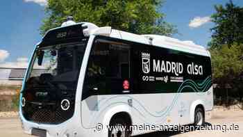 Madrid startet Spaniens ersten autonomen E-Bus – per App durchs Chaos