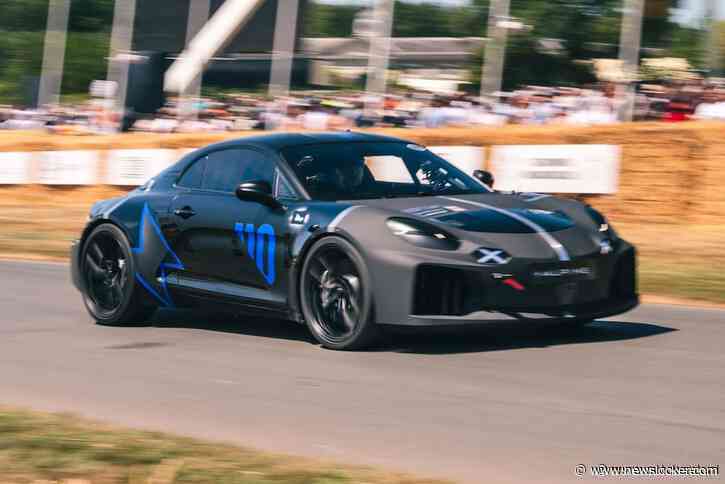 Nieuwe elektrische Alpine A110 komt alvast in actie