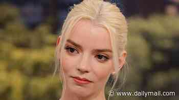 Anya Taylor-Joy looks sensational as she goes braless under a nude dress for a daring daytime appearance on This Morning