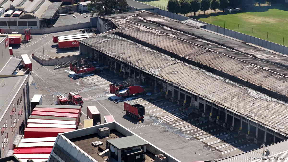 Incendio a Milano, cosa resta della Bartolini dopo il maxi rogo: le immagini dall’alto della zona – Video