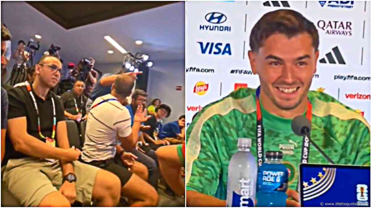 “Perché mi colpisci?”: caos alla conferenza di Brahim Diaz. Due giornalisti litigano, lui ride: “Vi stanno separando come a scuola”