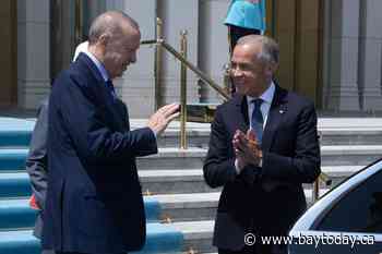 Carney, other NATO leaders gifted personalized revolvers by Turkish president