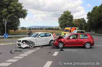 POL-HX: Zwei Personen bei Unfall leicht verletzt