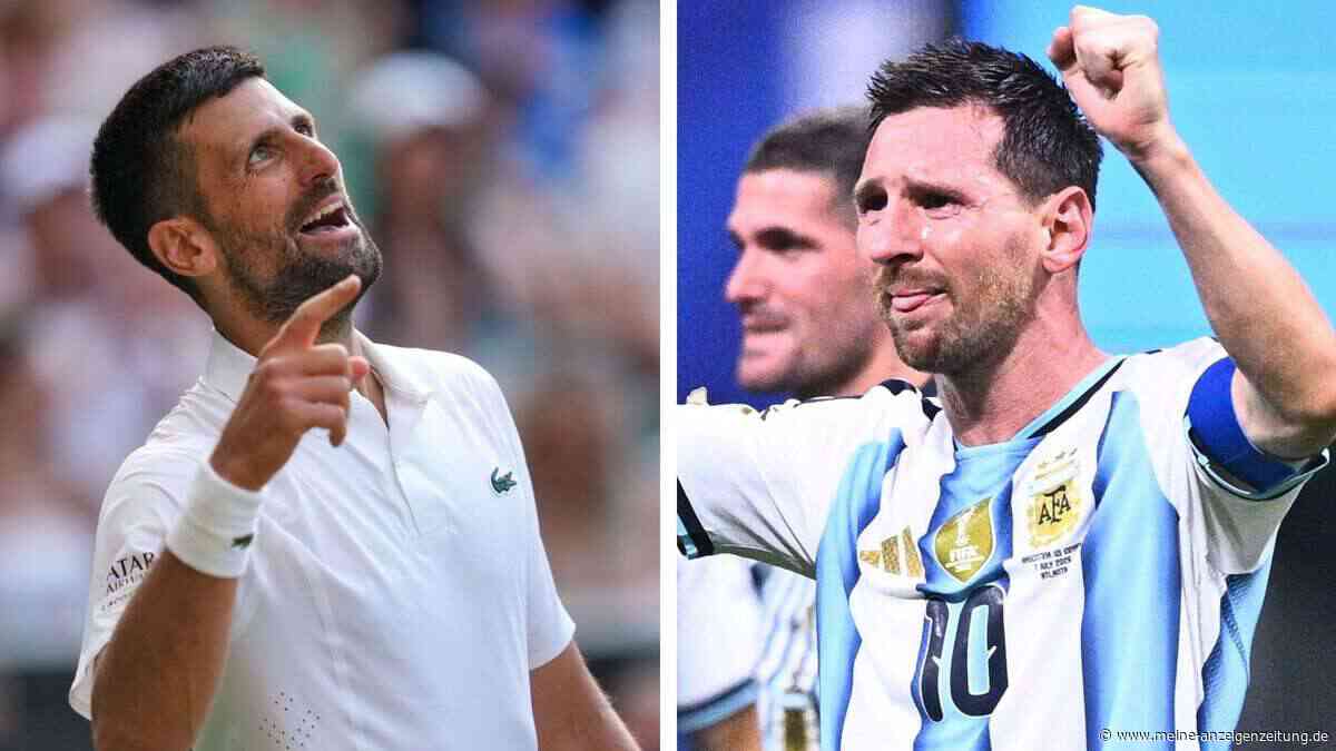 Mit 39 Jahren über alle hinaus: Messi und Djokovic zeigen am gleichen Tag, warum sie unschlagbar sind
