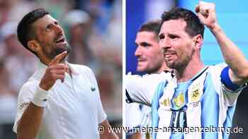 Mit 39 Jahren über alle hinaus: Messi und Djokovic zeigen am gleichen Tag, warum sie unschlagbar sind