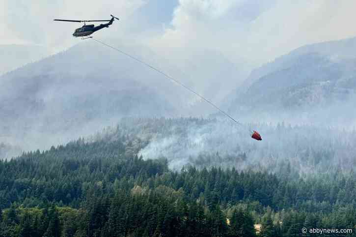 BCWS expects continued growth of Fraser Canyon wildfires in coming days
