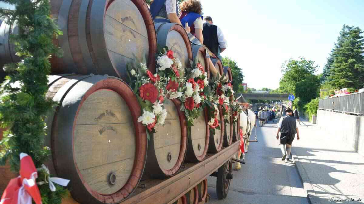 Festzug eröffnet Wiesn-Saison: Volksfest Poing startet – das Programm
