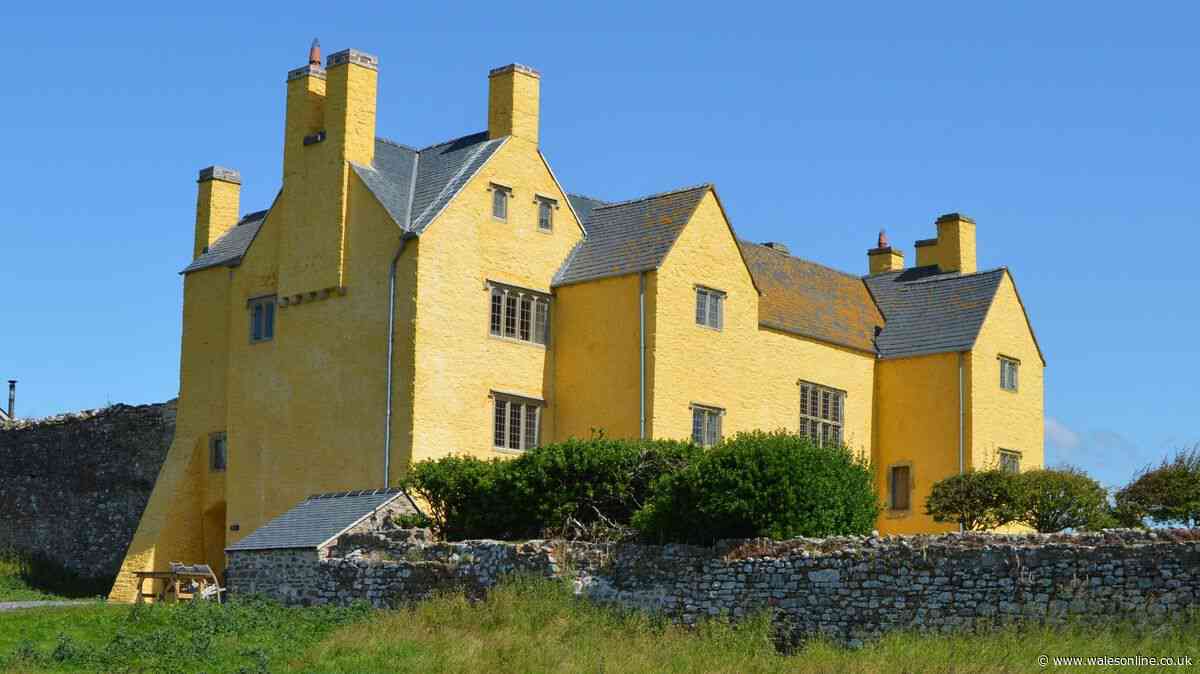 Massive yellow house in the middle of nowhere named one of Wales' best