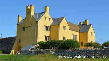 Massive yellow house in the middle of nowhere named one of Wales' best